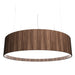 Accord Lighting - LED Pendant - Cylindrical - American Walnut- Union Lighting Luminaires Decor