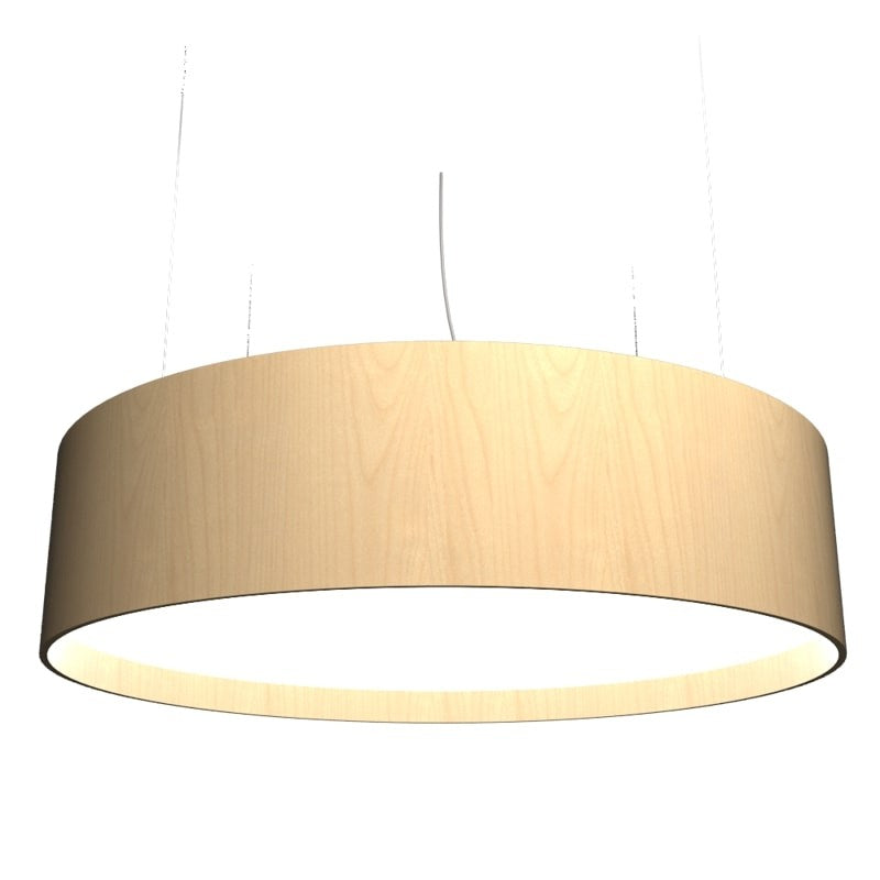 Accord Lighting - LED Pendant - Cylindrical - Maple- Union Lighting Luminaires Decor