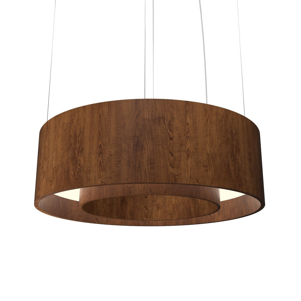 Accord Lighting - LED Pendant - Cylindrical - Imbuia- Union Lighting Luminaires Decor