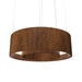 Accord Lighting - LED Pendant - Cylindrical - Imbuia- Union Lighting Luminaires Decor