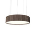 Accord Lighting - LED Pendant - Cylindrical - American Walnut- Union Lighting Luminaires Decor