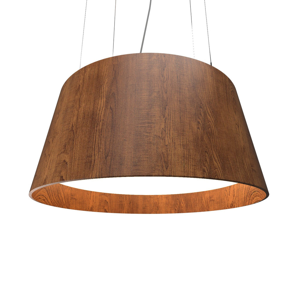 Accord Lighting - LED Pendant - Conical - Imbuia- Union Lighting Luminaires Decor