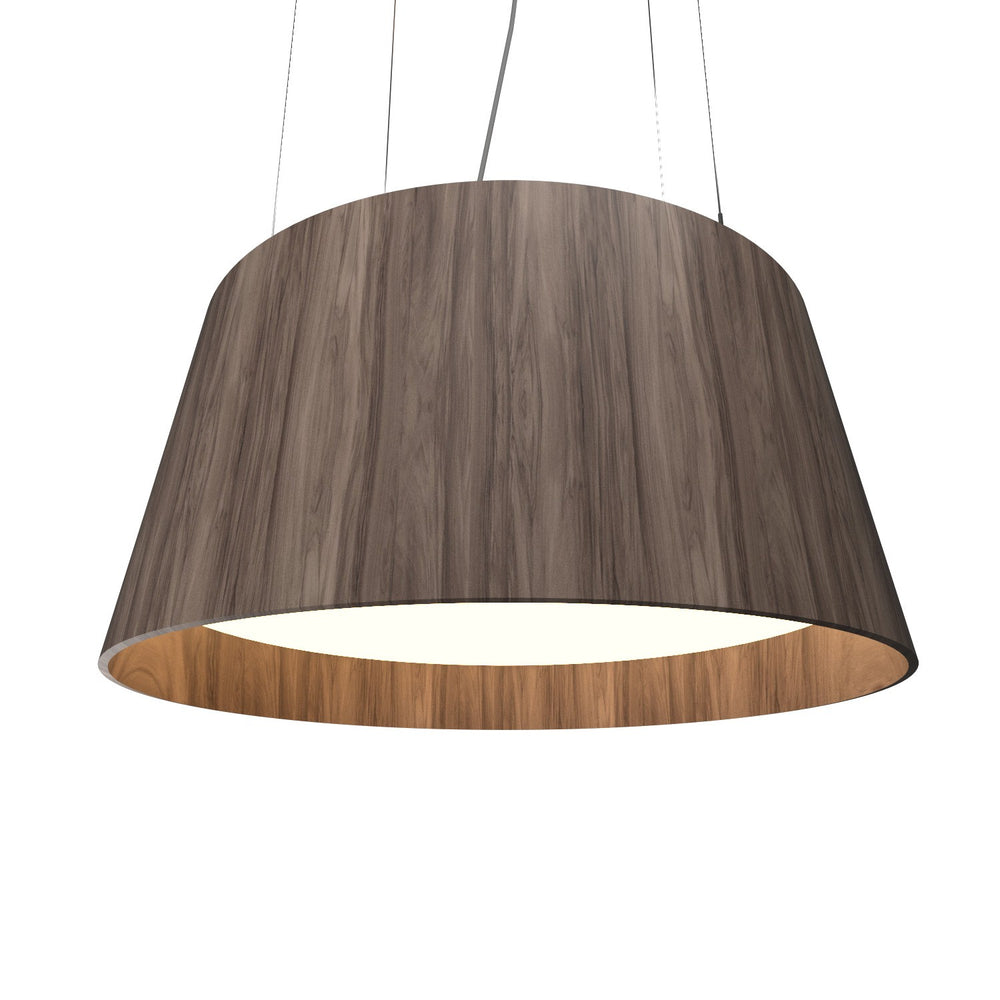 Accord Lighting - LED Pendant - Conical - American Walnut- Union Lighting Luminaires Decor