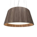 Accord Lighting - LED Pendant - Conical - American Walnut- Union Lighting Luminaires Decor