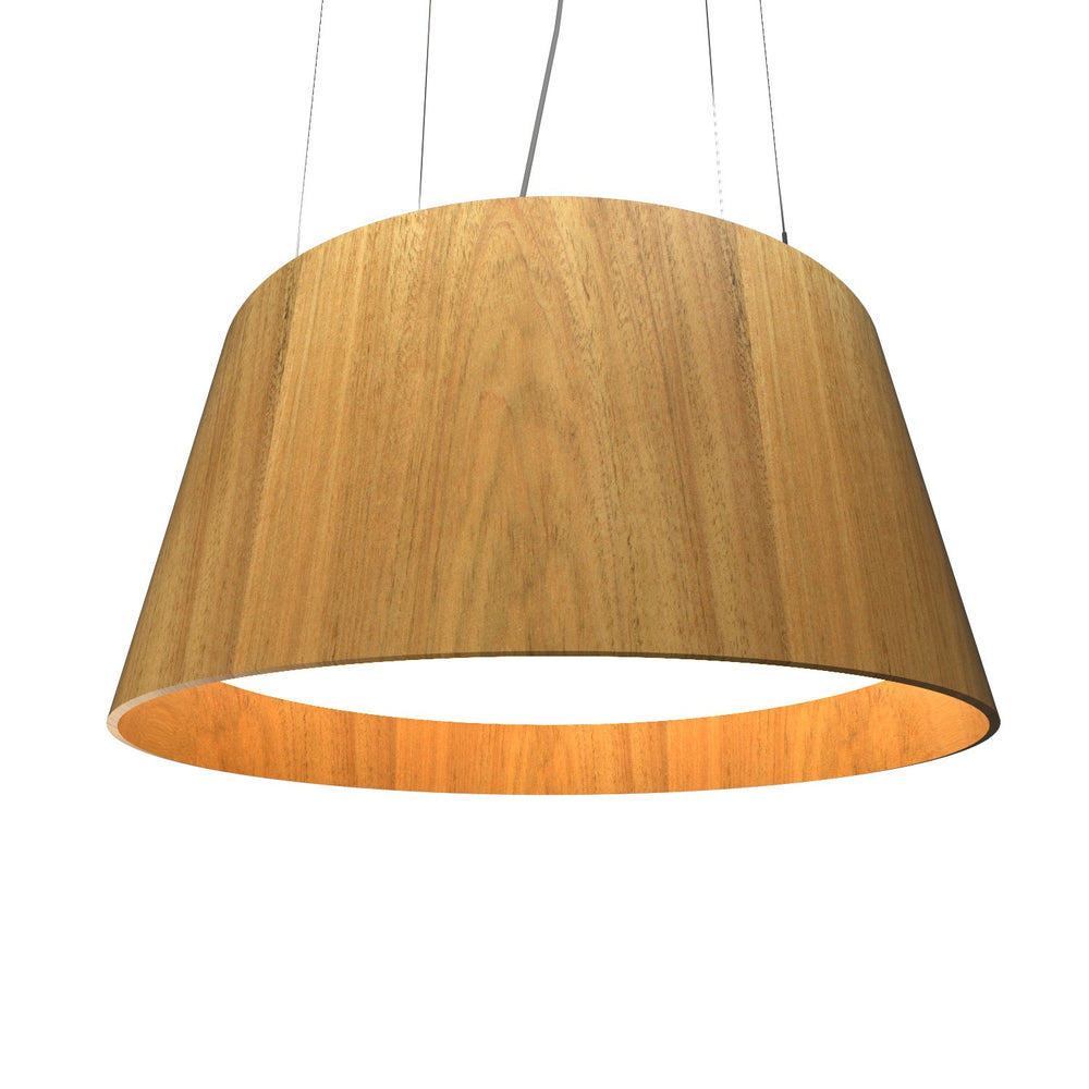 Accord Lighting - LED Pendant - Conical - Louro Freijo- Union Lighting Luminaires Decor