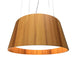 Accord Lighting - LED Pendant - Conical - Teak- Union Lighting Luminaires Decor