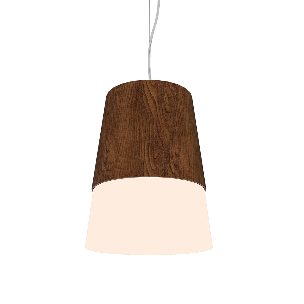 Accord Lighting - LED Pendant - Conical - Imbuia- Union Lighting Luminaires Decor