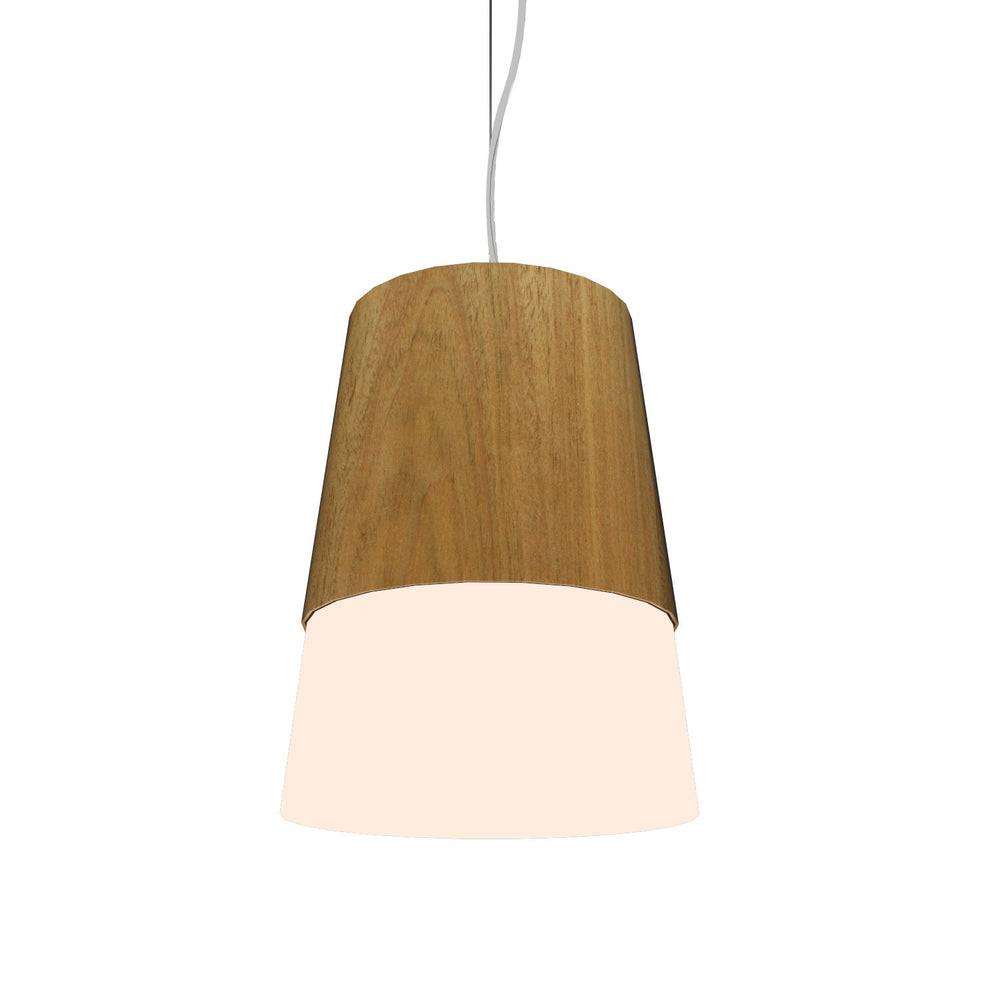 Accord Lighting - LED Pendant - Conical - Louro Freijo- Union Lighting Luminaires Decor