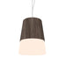 Accord Lighting - LED Pendant - Conical - American Walnut- Union Lighting Luminaires Decor