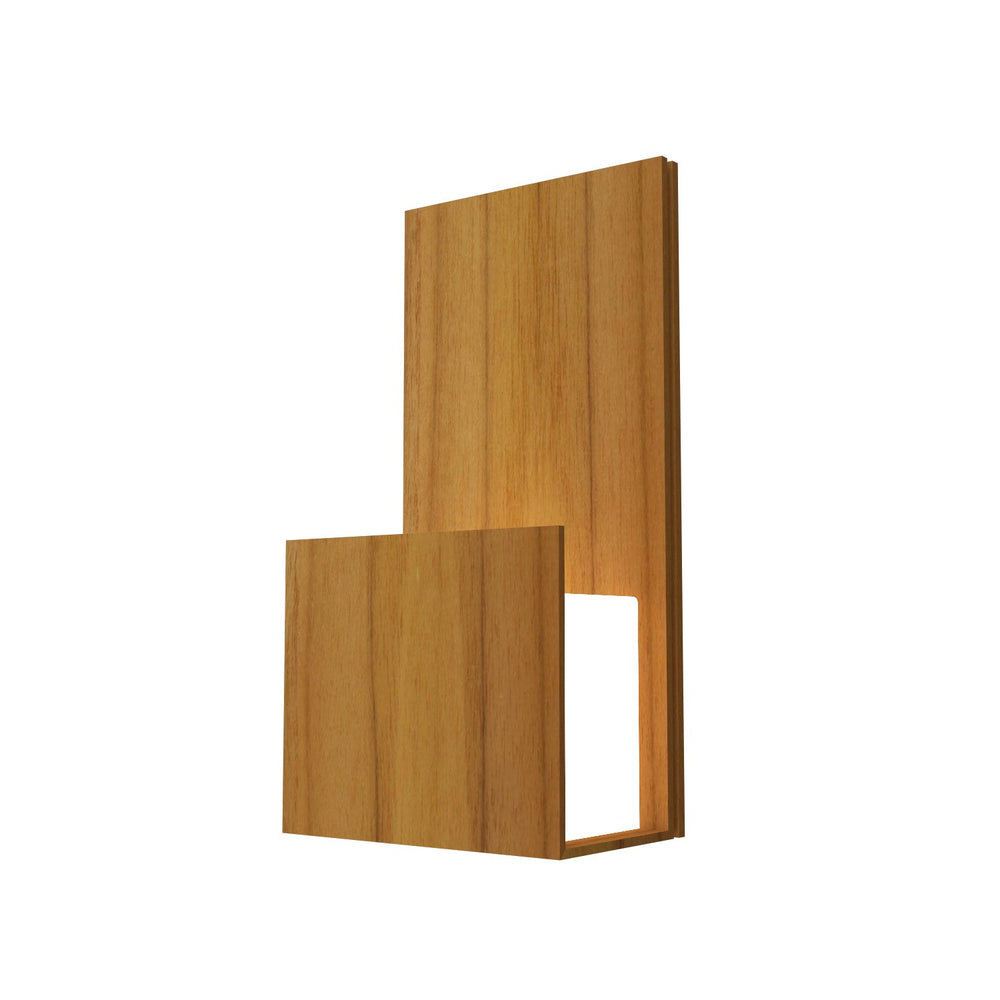 Accord Lighting - LED Wall Lamp - Clean - Teak- Union Lighting Luminaires Decor