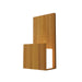 Accord Lighting - LED Wall Lamp - Clean - Teak- Union Lighting Luminaires Decor