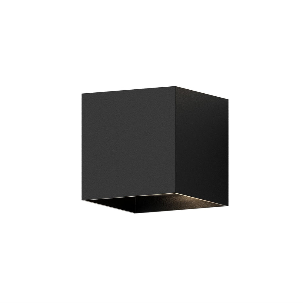 Sonneman Canada - LED Wall Sconce - Qube - Textured Black- Union Lighting Luminaires Decor