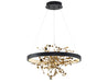 Bethel International Canada - LED Chandelier - Sand Black- Union Lighting Luminaires Decor
