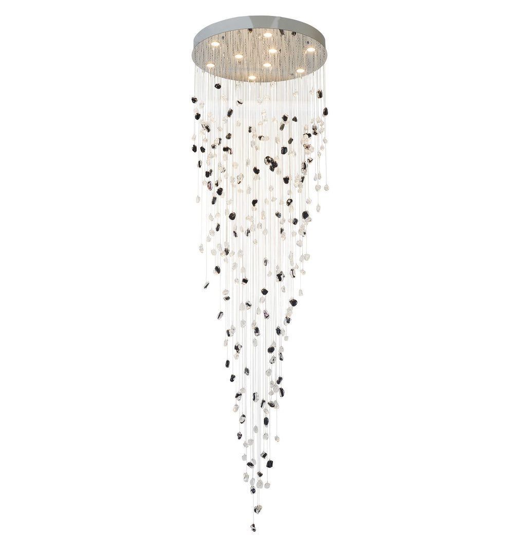 Bethel International Canada - Nine Light Chandelier - Chrome- Union Lighting Luminaires Decor