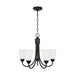 Generation Lighting Canada - Five Light Chandelier - Seville - Midnight Black- Union Lighting Luminaires Decor