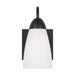 Generation Lighting Canada - One Light Wall / Bath Sconce - Seville - Midnight Black- Union Lighting Luminaires Decor