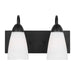Generation Lighting Canada - Two Light Wall / Bath - Seville - Midnight Black- Union Lighting Luminaires Decor