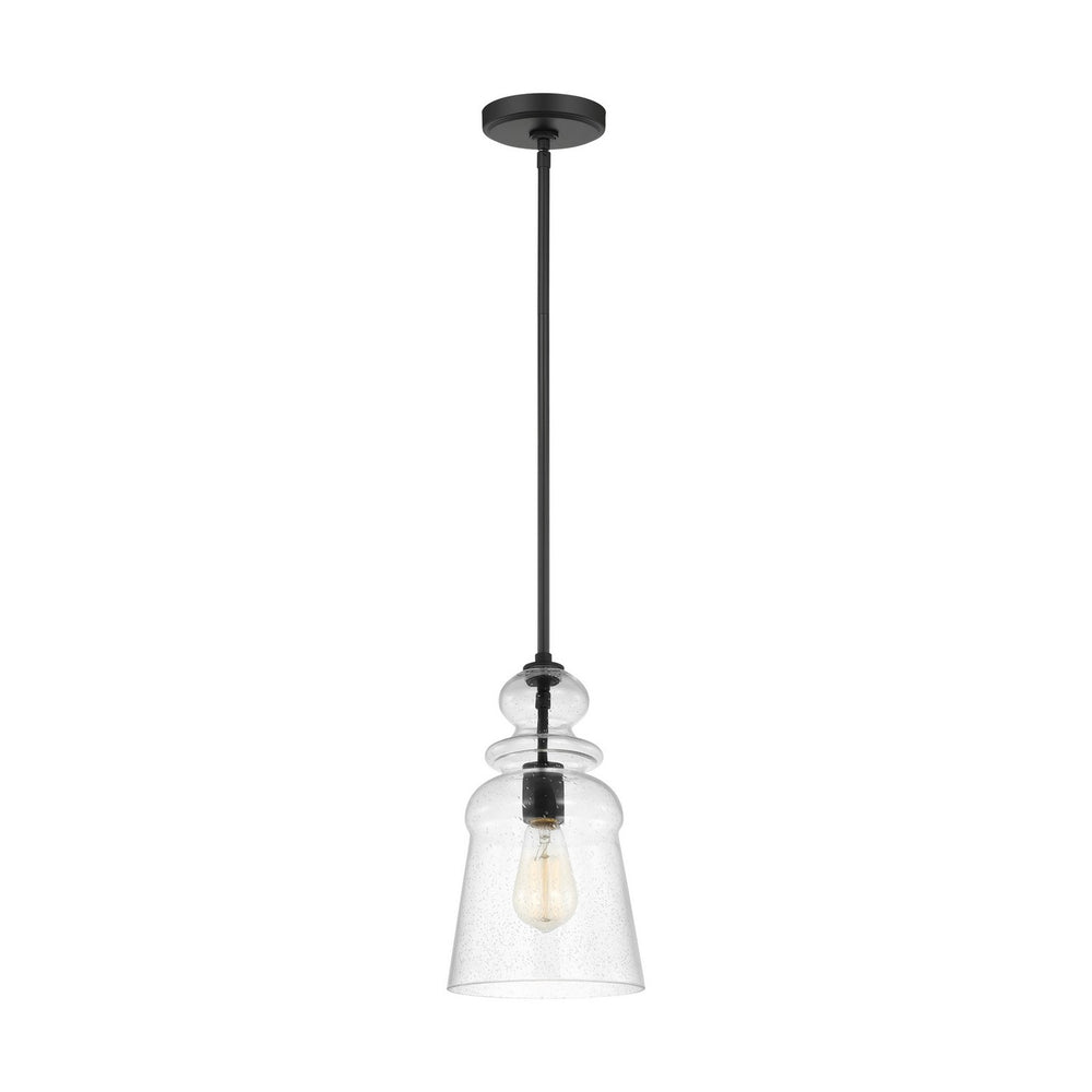 Generation Lighting Canada - One Light Pendant - Kea - Midnight Black- Union Lighting Luminaires Decor