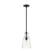 Generation Lighting Canada - One Light Pendant - Kea - Midnight Black- Union Lighting Luminaires Decor