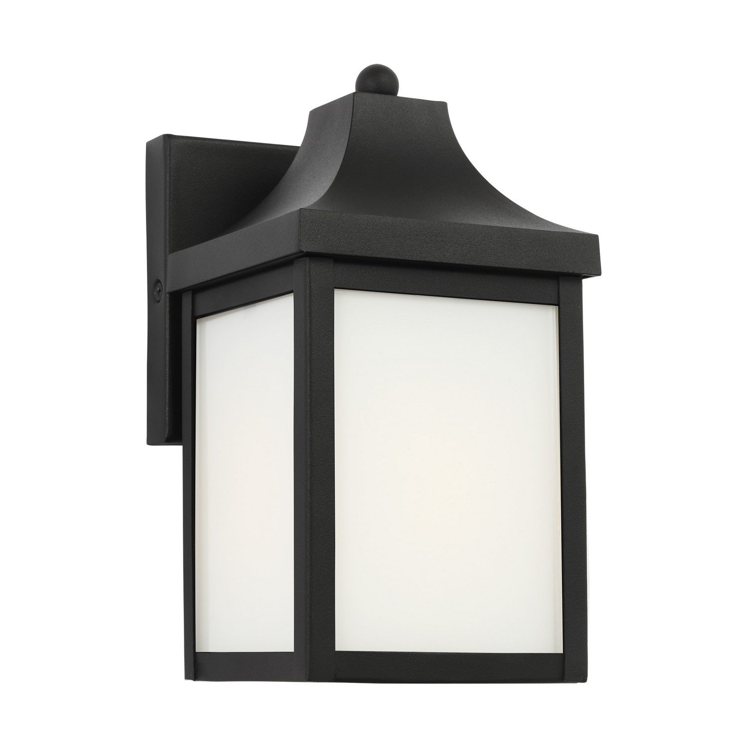 Generation Lighting Canada. - One Light Outdoor Lantern - Saybrook - Textured Black- Union Lighting Luminaires Decor