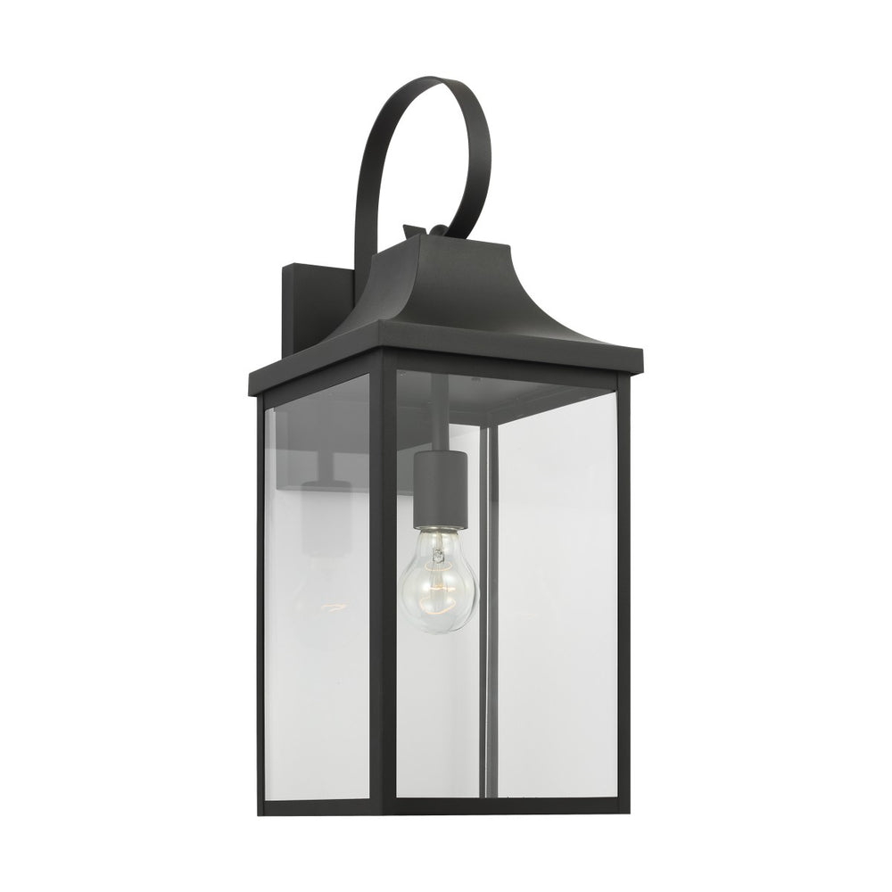 Generation Lighting Canada - One Light Outdoor Lantern - Say brook - Textured Black- Union Lighting Luminaires Decor