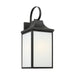 Generation Lighting Canada. - One Light Outdoor Lantern - Saybrook - Textured Black- Union Lighting Luminaires Decor