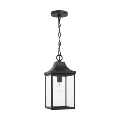 Generation Lighting Canada. - One Light Pendant - Saybrook - Textured Black- Union Lighting Luminaires Decor