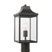 Generation Lighting Canada - One Light Post Mount - Say brook - Antique Bronze- Union Lighting Luminaires Decor
