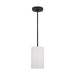 Generation Lighting Canada - One Light Mini Pendant - Rhett - Midnight Black- Union Lighting Luminaires Decor