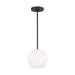 Generation Lighting Canada - One Light Mini Pendant - Rory - Midnight Black- Union Lighting Luminaires Decor