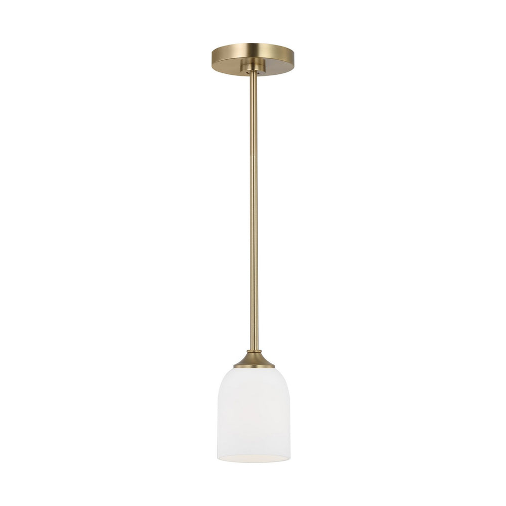 Generation Lighting Canada - One Light Mini Pendant - Emile - Satin Bronze- Union Lighting Luminaires Decor