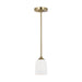 Generation Lighting Canada - One Light Mini Pendant - Emile - Satin Bronze- Union Lighting Luminaires Decor