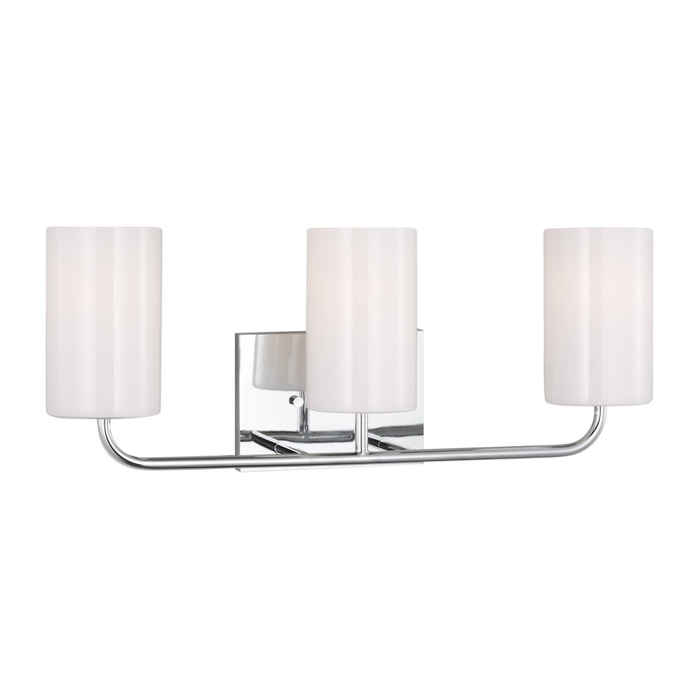 Generation Lighting Canada - Three Light Vanity - Rhett - Chrome- Union Lighting Luminaires Decor