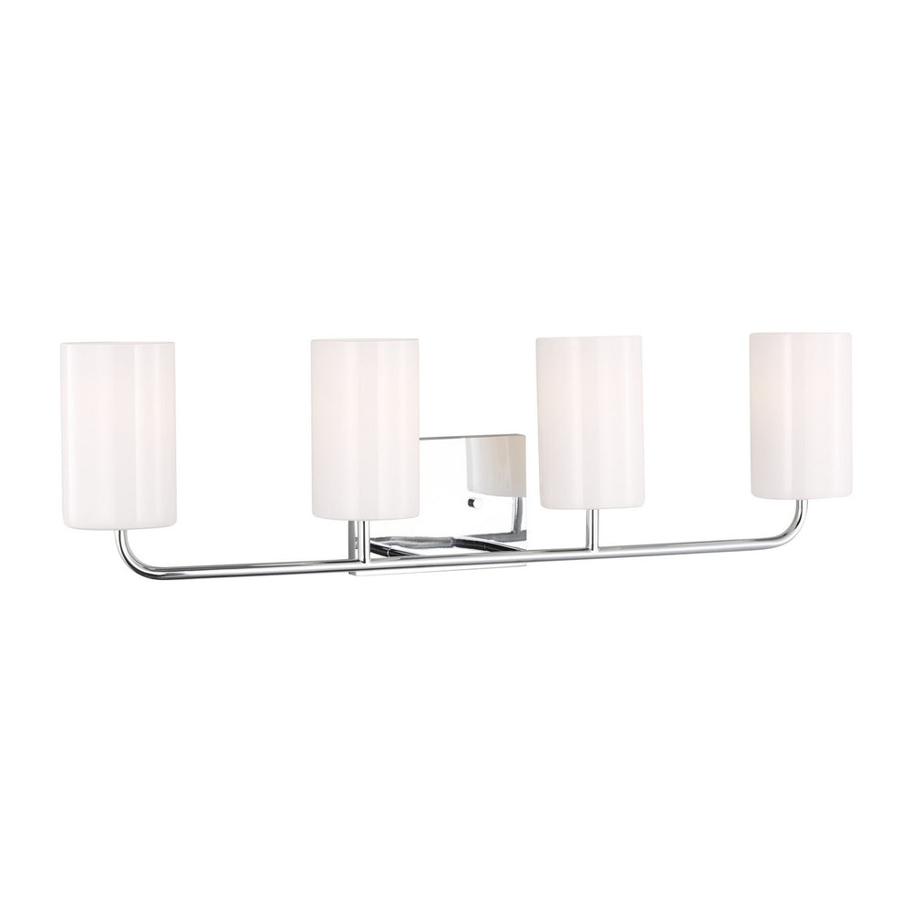 Generation Lighting Canada - Four Light Vanity - Rhett - Chrome- Union Lighting Luminaires Decor