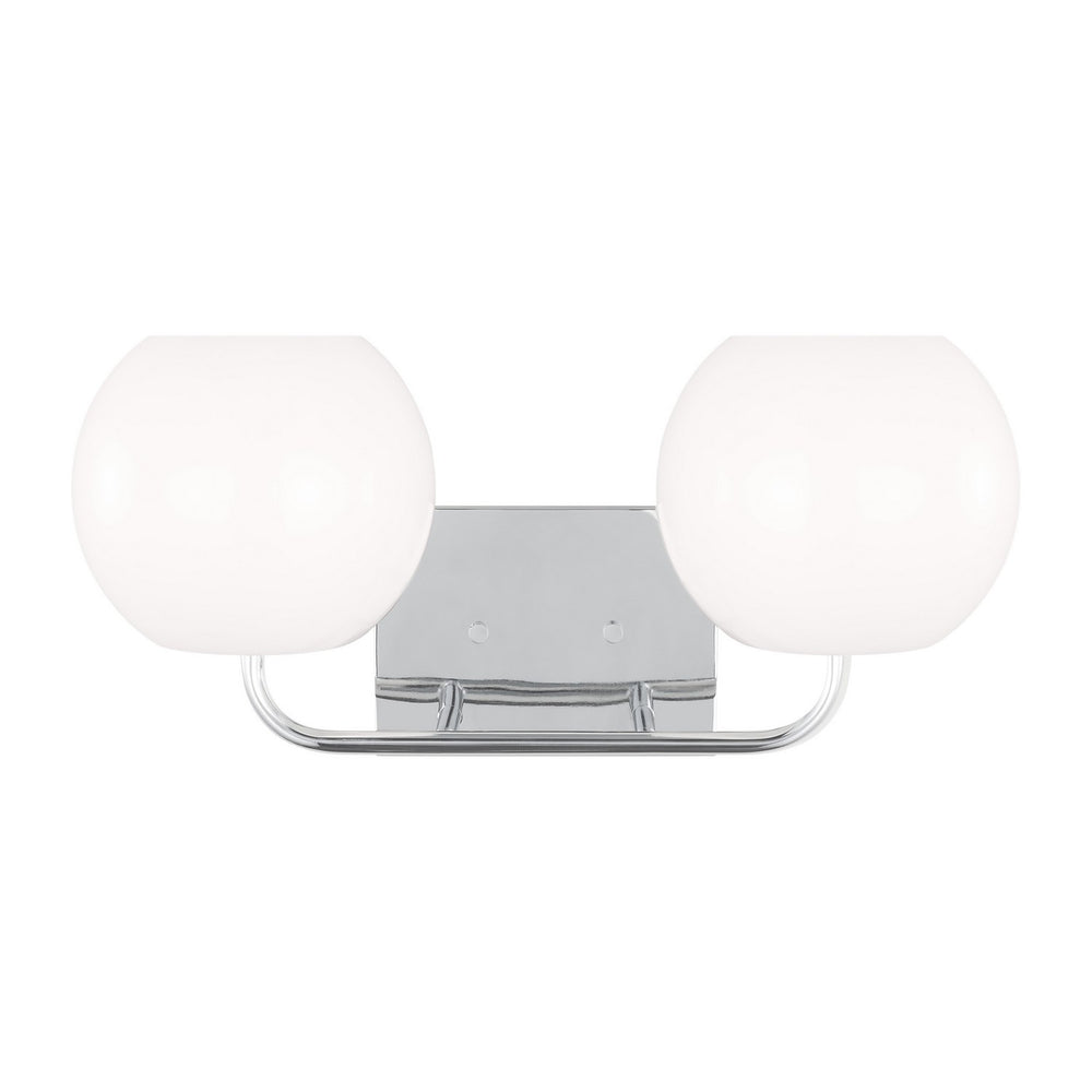Generation Lighting Canada - Two Light Vanity - Rory - Chrome- Union Lighting Luminaires Decor