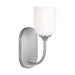 Generation Lighting Canada - One Light Vanity - Emile - Brushed Steel- Union Lighting Luminaires Decor