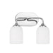 Generation Lighting Canada. - Two Light Vanity - Emile - Chrome- Union Lighting Luminaires Decor