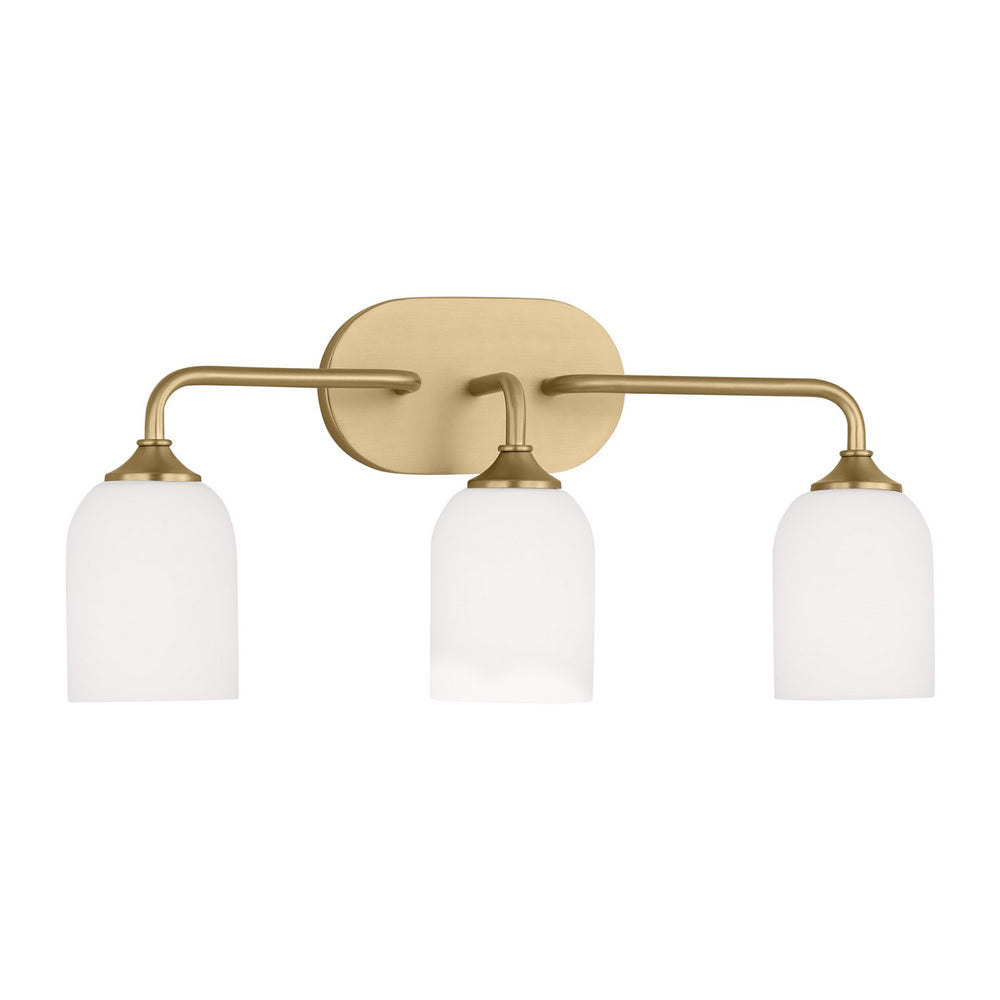 Generation Lighting Canada. - Three Light Vanity - Emile - Satin Bronze- Union Lighting Luminaires Decor