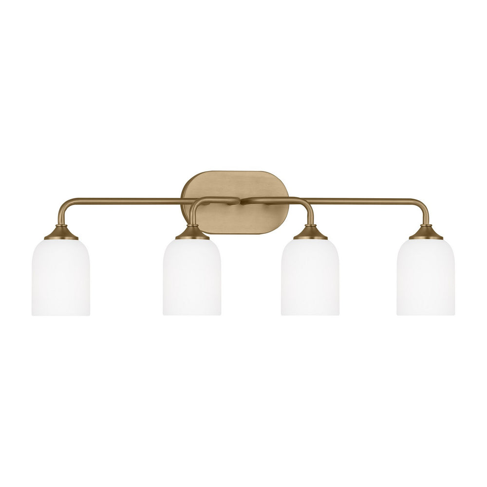 Generation Lighting Canada. - Four Light Vanity - Emile - Satin Bronze- Union Lighting Luminaires Decor