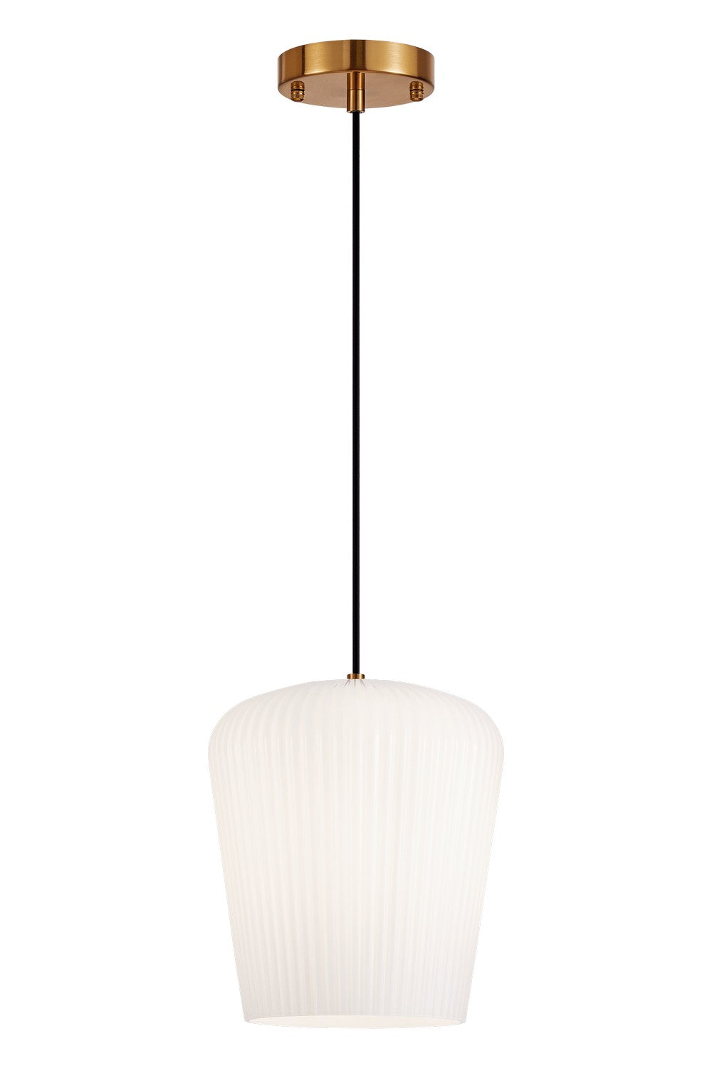 Matteo Canada - One Light Pendant - Charismo - Aged Gold Brass- Union Lighting Luminaires Decor