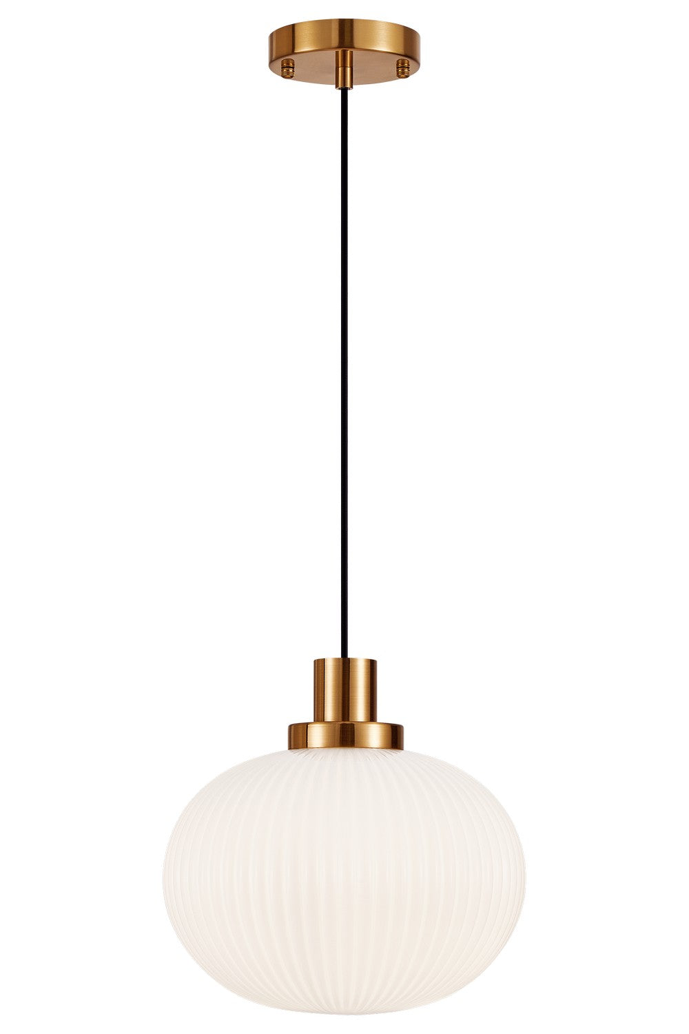 Matteo Canada - One Light Pendant - Charismo - Aged Gold Brass- Union Lighting Luminaires Decor