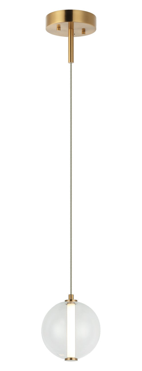 Matteo Canada - LED Pendant - Belange - Aged Gold Brass- Union Lighting Luminaires Decor