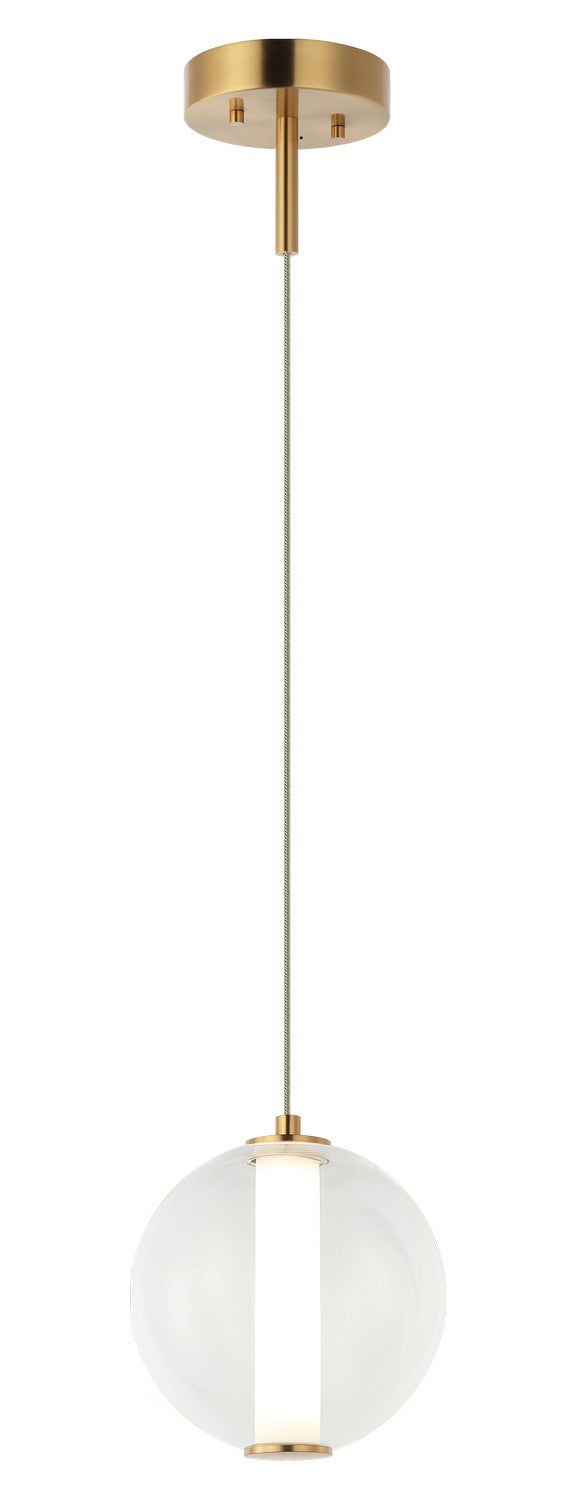 Matteo Canada - LED Pendant - Belange - Aged Gold Brass- Union Lighting Luminaires Decor