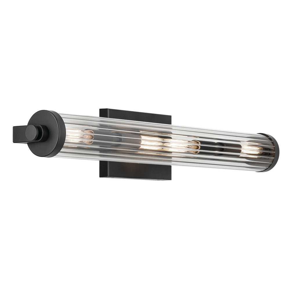 Kichler Canada - Four Light Linear Bath - Azores - Black- Union Lighting Luminaires Decor