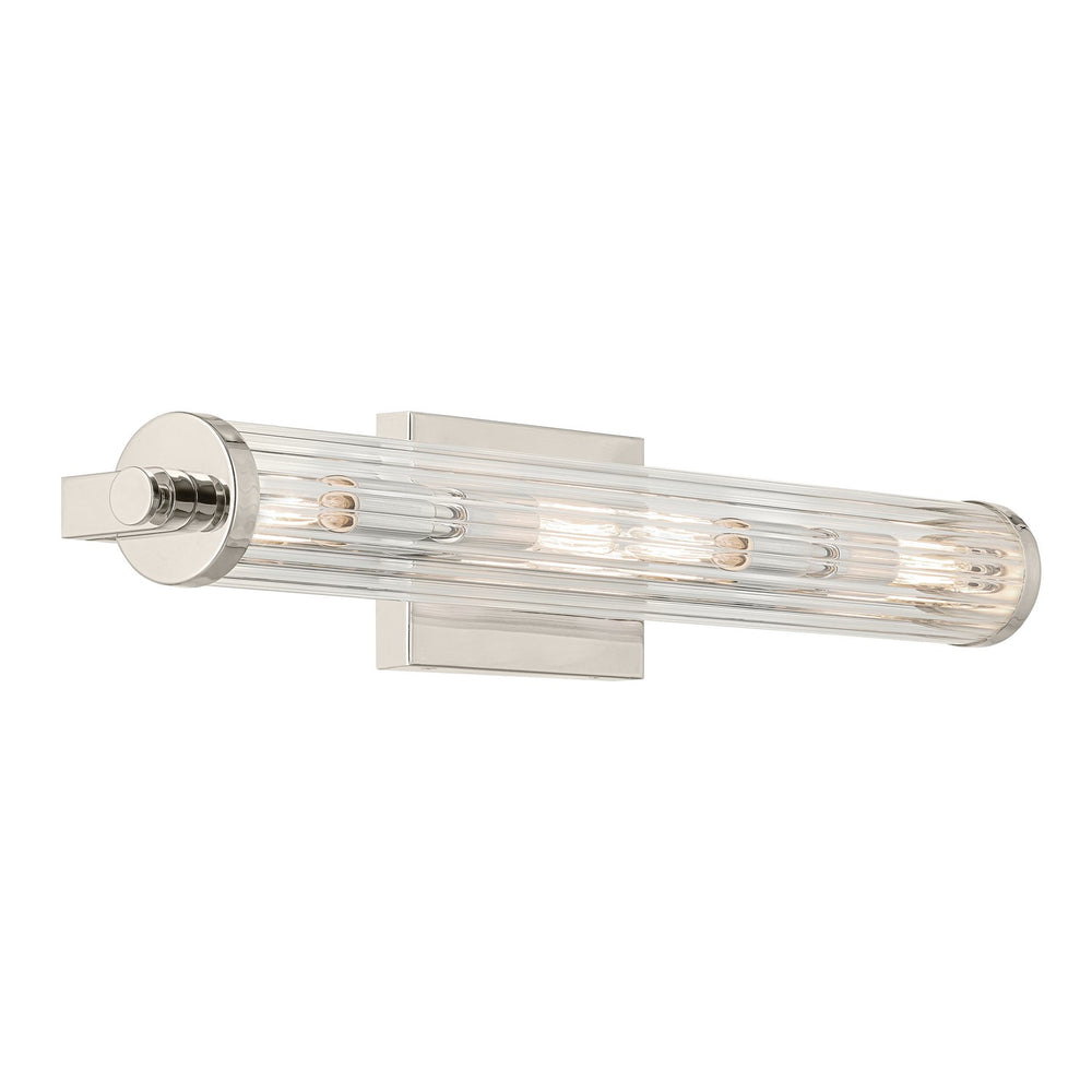 Kichler Canada - Four Light Linear Bath - Azores - Polished Nickel- Union Lighting Luminaires Decor