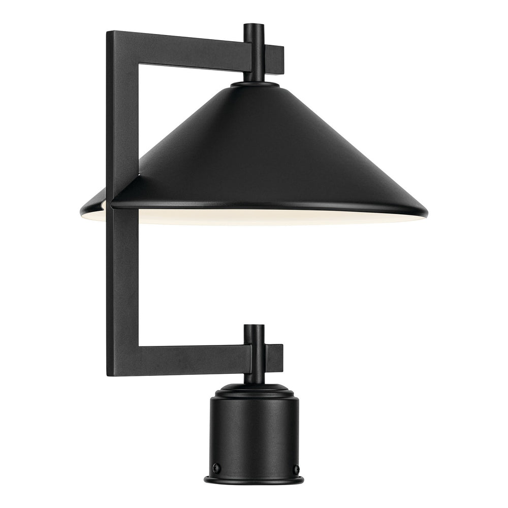 Kichler Canada - One Light Outdoor Post Mount - Ripley - Black- Union Lighting Luminaires Decor