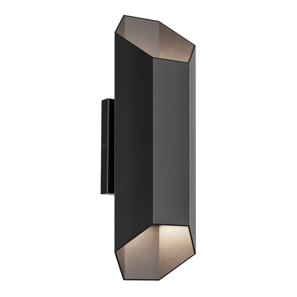 Kichler Canada - LED Outdoor Wall Mount - Estella - Black- Union Lighting Luminaires Decor