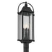 Kichler Canada - Four Light Outdoor Post Mount - Harbor Row - Textured Black- Union Lighting Luminaires Decor