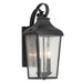 Kichler Canada - Two Light Outdoor Wall Mount - Forestdale - Textured Black- Union Lighting Luminaires Decor