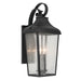 Kichler Canada - Two Light Outdoor Wall Mount - Forestdale - Textured Black- Union Lighting Luminaires Decor